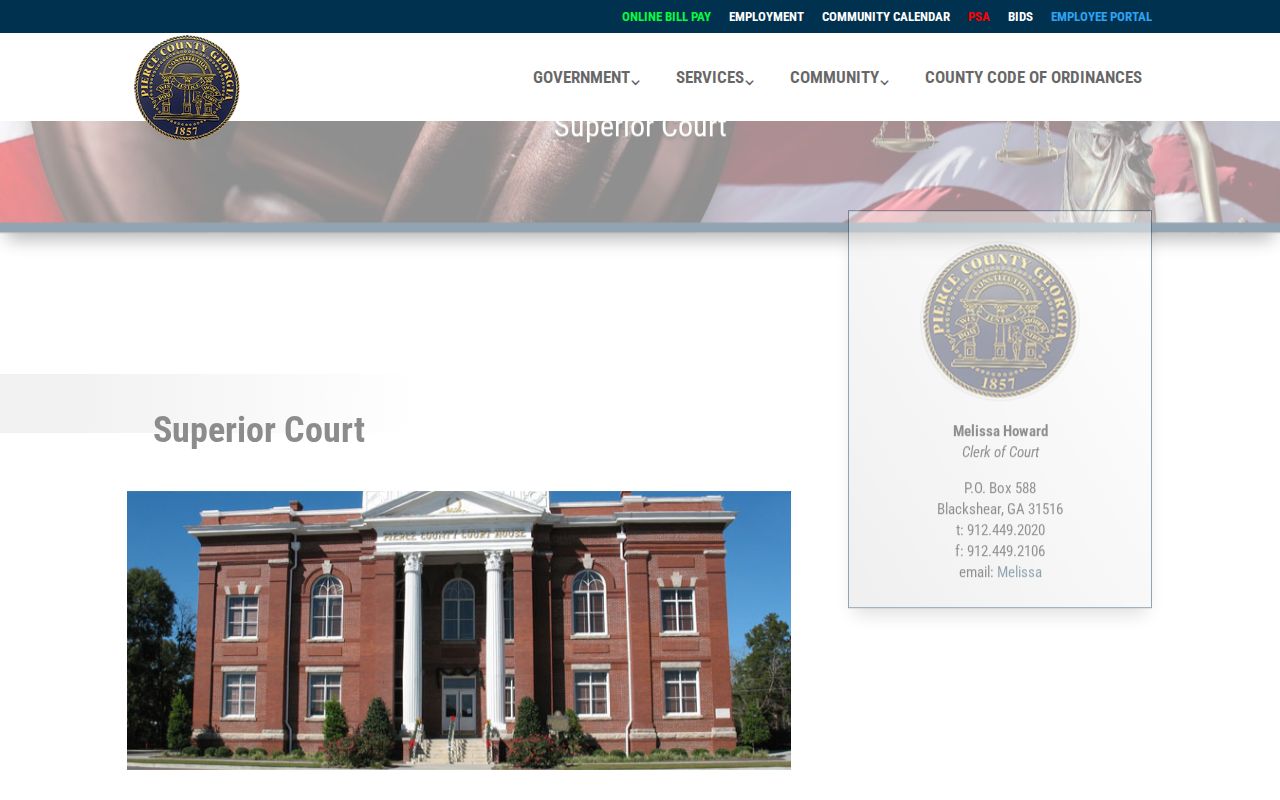 Pierce County Superior Court official page used to locate court release and disposition records